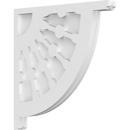 Classic Wagon Wheel Architectural Grade PVC Corbel, 1 7/8W X 20D X 20H